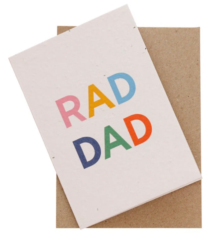 Hello Petal Cards - Rad Dad Plantable Cards