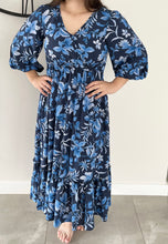 Load image into Gallery viewer, River Navy Floral Maxi Dress
