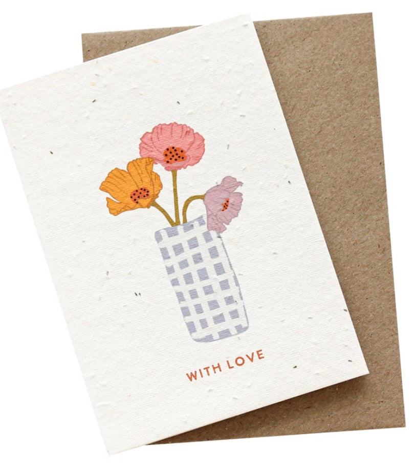 Hello Petal Cards - With Love Plantable Cards