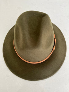 Wool Hat - Camel, Black and Khaki