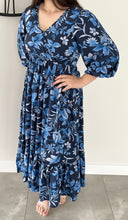 Load image into Gallery viewer, River Navy Floral Maxi Dress
