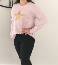 Load image into Gallery viewer, Billie Sequin Star Long Sleeve Tee
