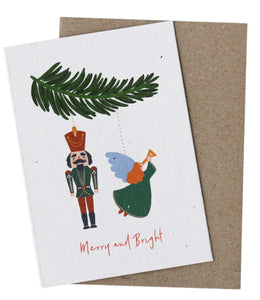Hello Petal Cards - Merry and Bright Plantable Cards