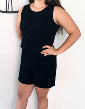 Load image into Gallery viewer, Jersey Playsuit - Black
