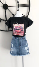 Load image into Gallery viewer, Layla Frayed Denim Skirt
